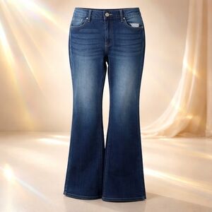 Almost Judy Blues! Classic Blue Flared Women Jeans